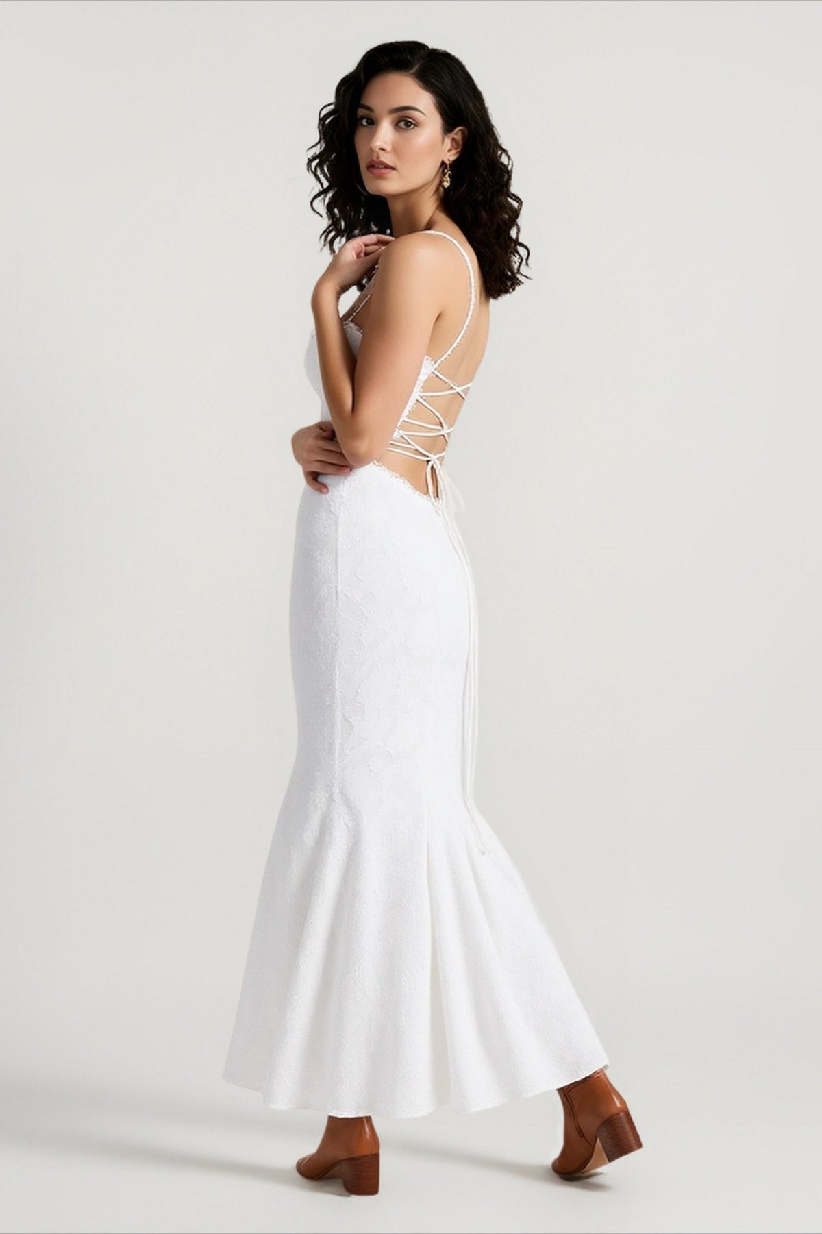 Embroidered Lace Dress