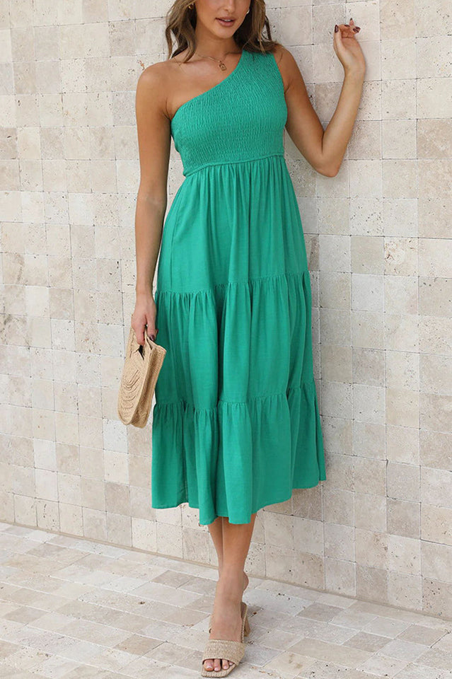 Cassy One Shoulder Abigail Dress