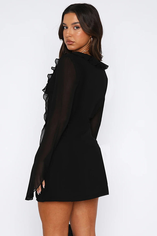 Surround Sound Mesh Mini Dress - View 11
