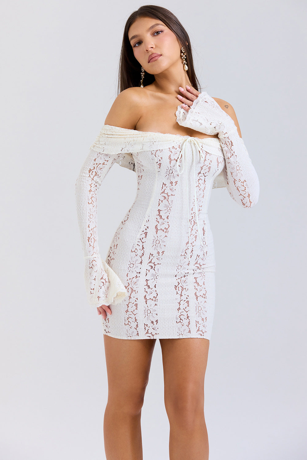Vintage Lace Maxi Dress - View 10