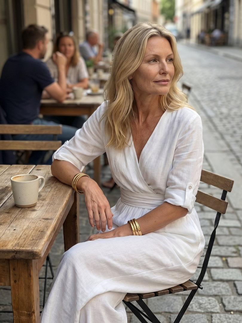 V-Neck Wrap Front Half Sleeve Wide Leg Jumpsuit 18