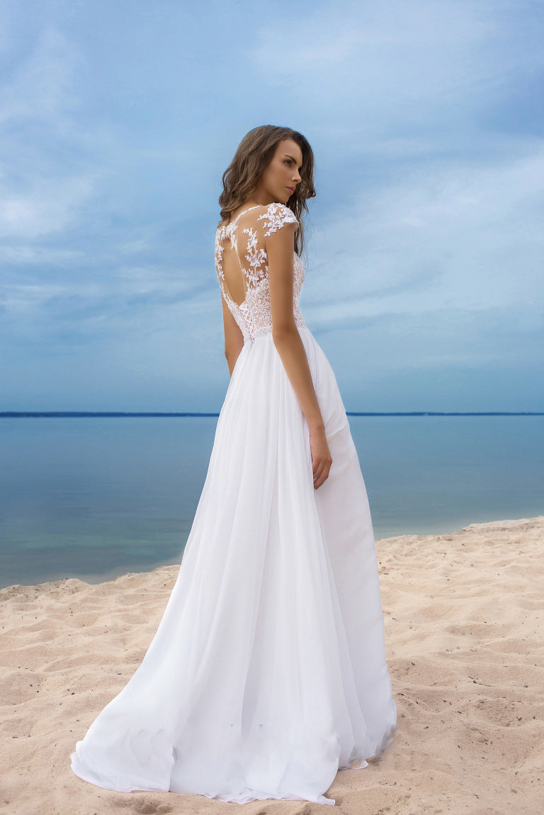 Without A Doubt Crochet Lace Maxi Dress - View 3