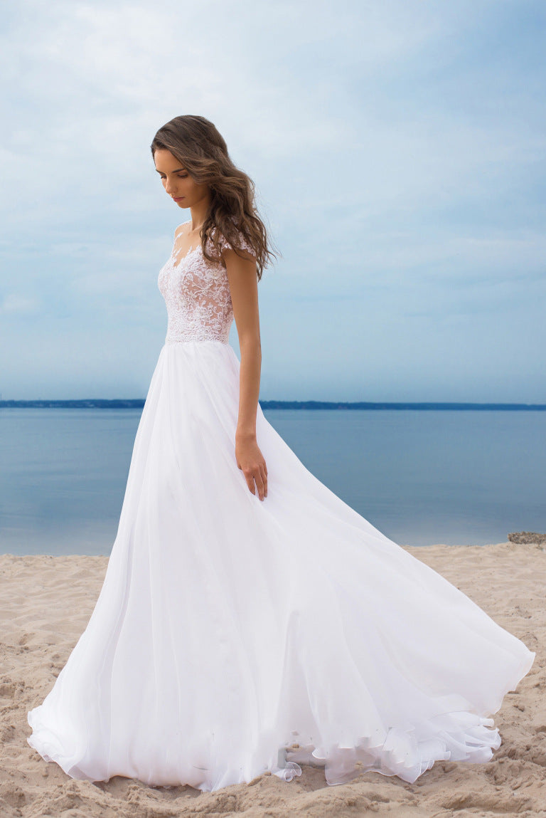 Without A Doubt Crochet Lace Maxi Dress - View 5
