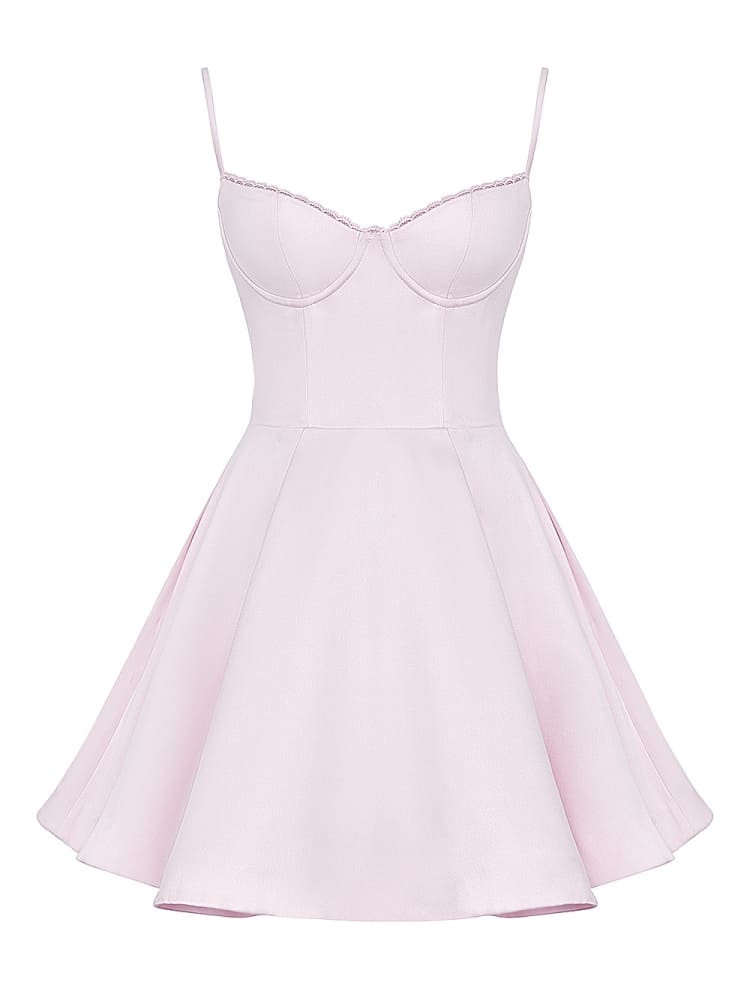 Ballerina Pink Tulle Mini Dress - View 9