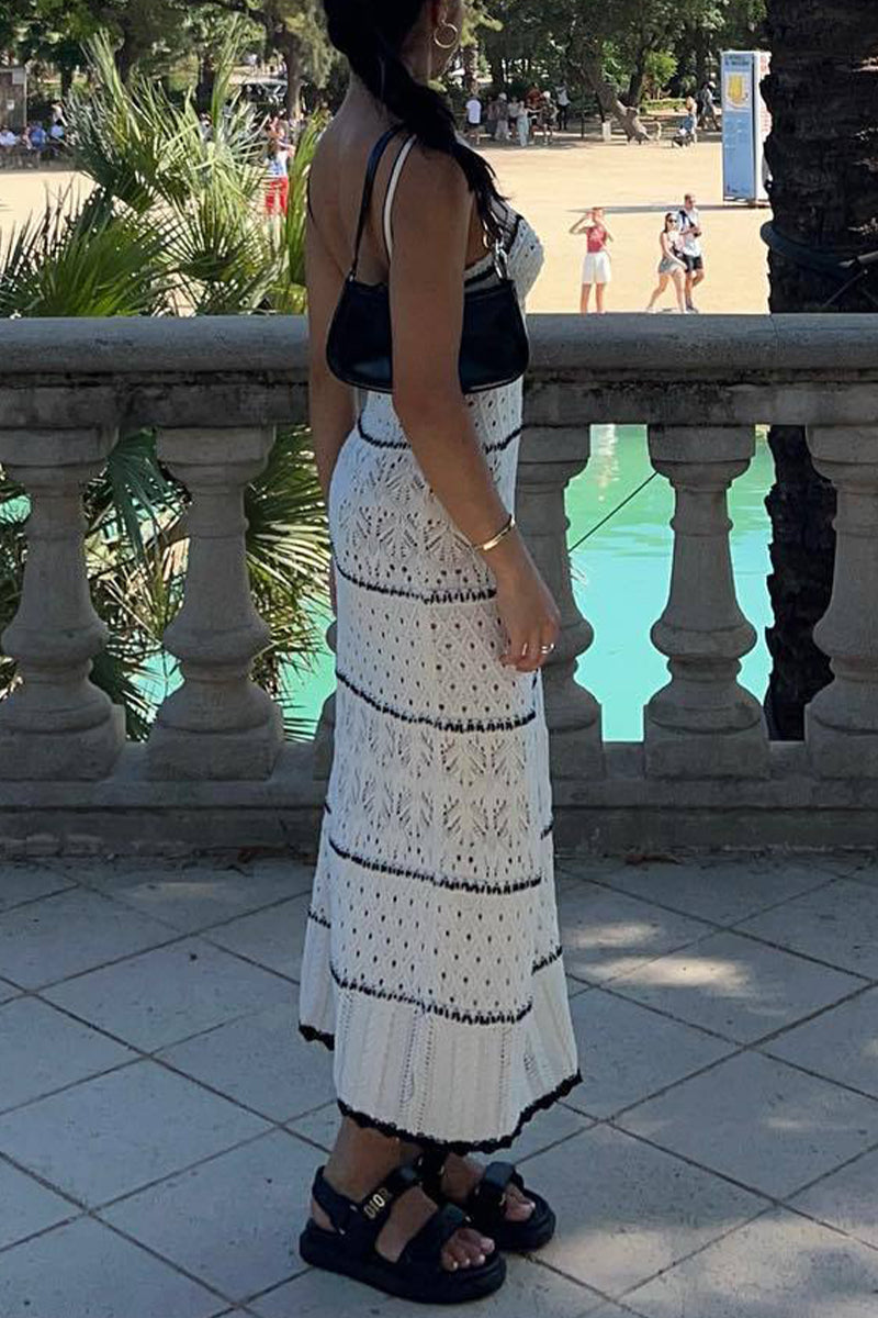 Velvet High Neck Long Sleeve Mermaid Maxi Dress - View 10
