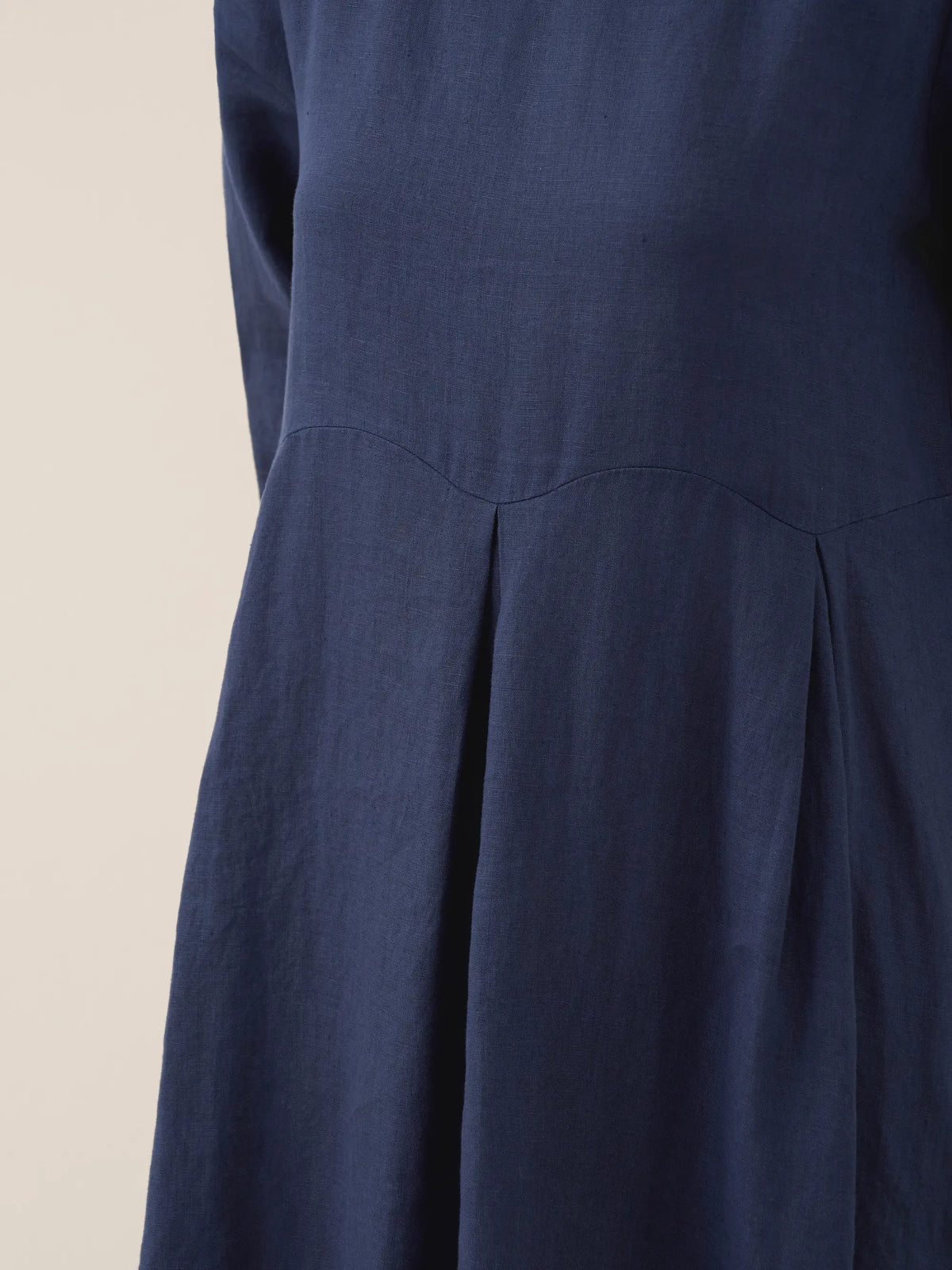 Pleated Round Neck Pocket A-Line Maxi Dress 29