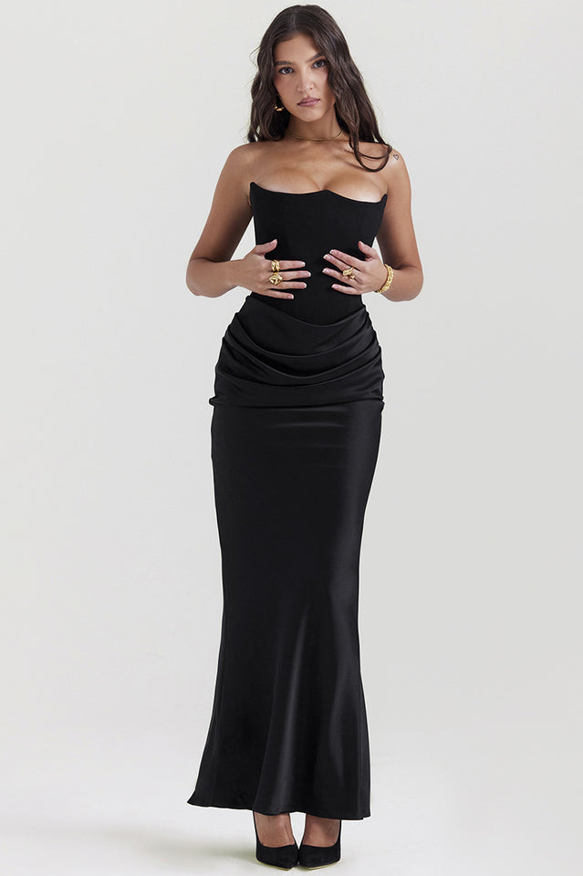 Persephone Off Shoulder Bustier Dress - View 2