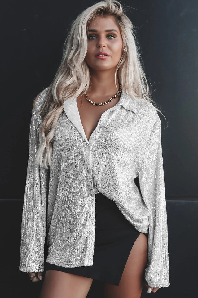 Attention Seeker Sequin Top | Dress In Beauty