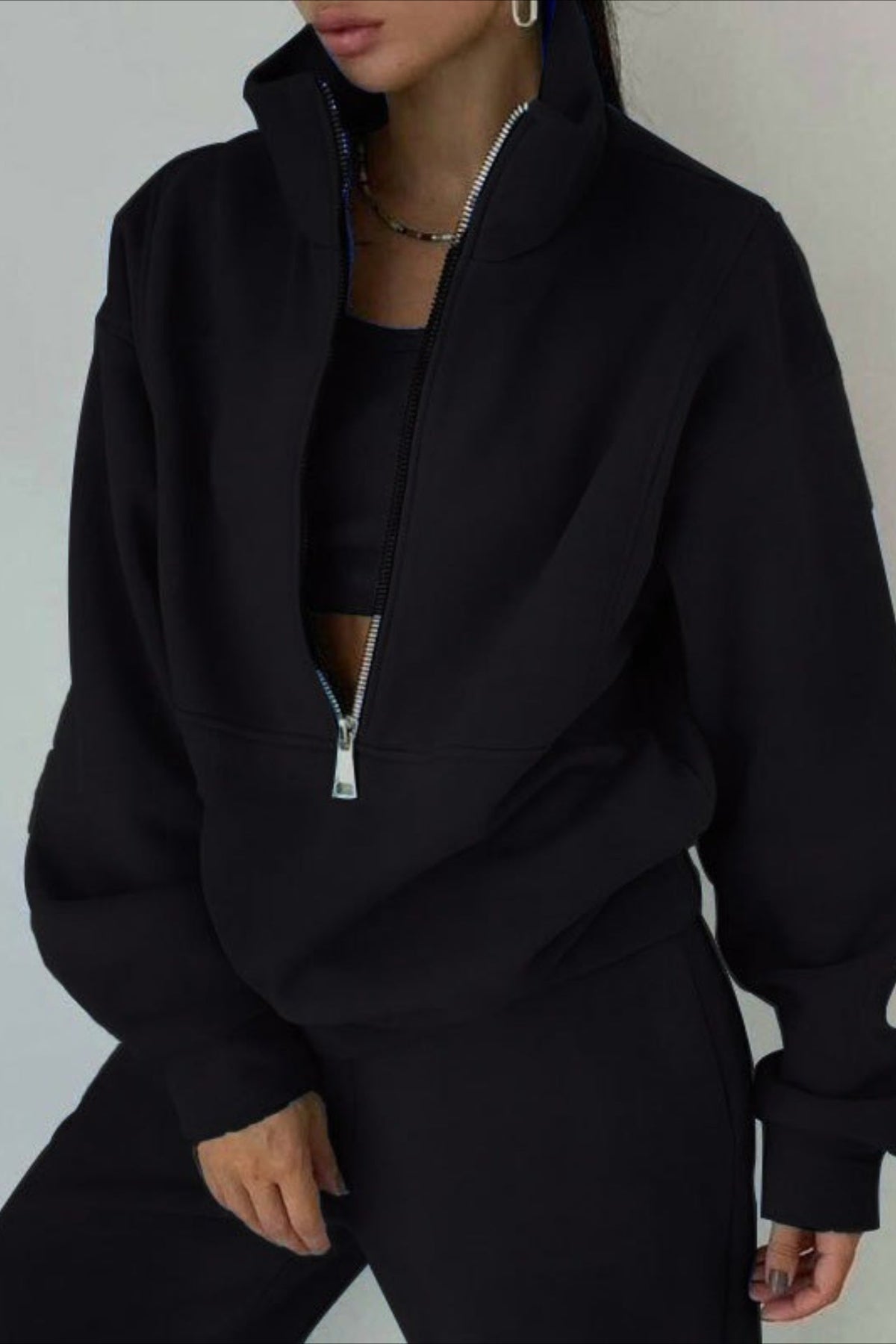 Fleece Hoodie Joggers Activewear Set