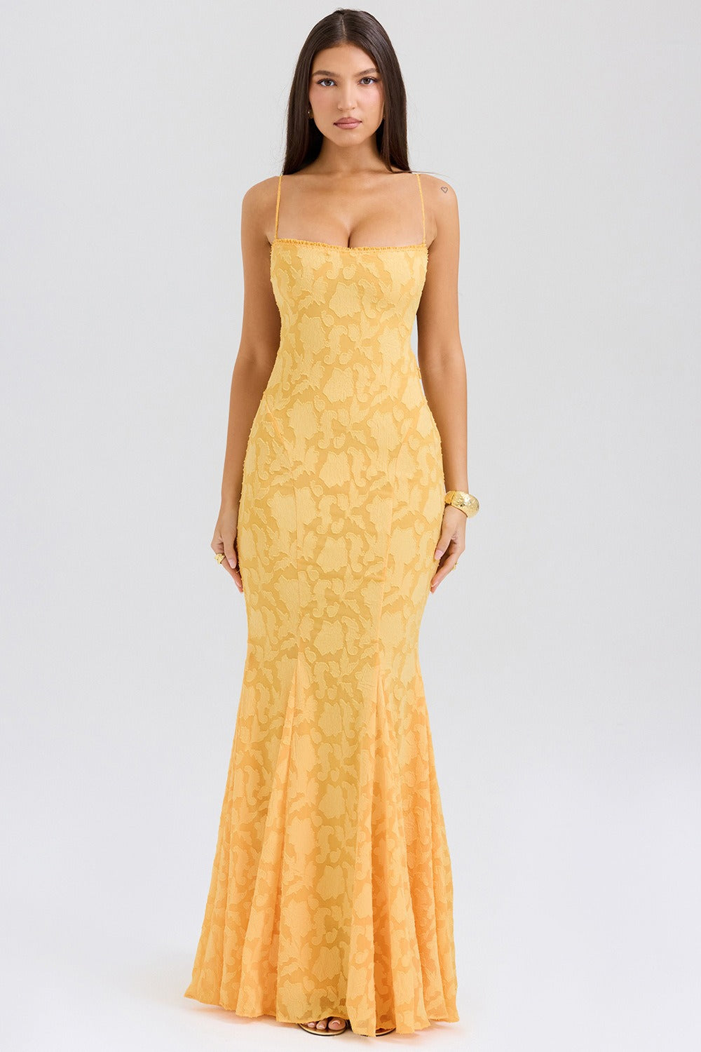 Backless Lace Maxi Dress