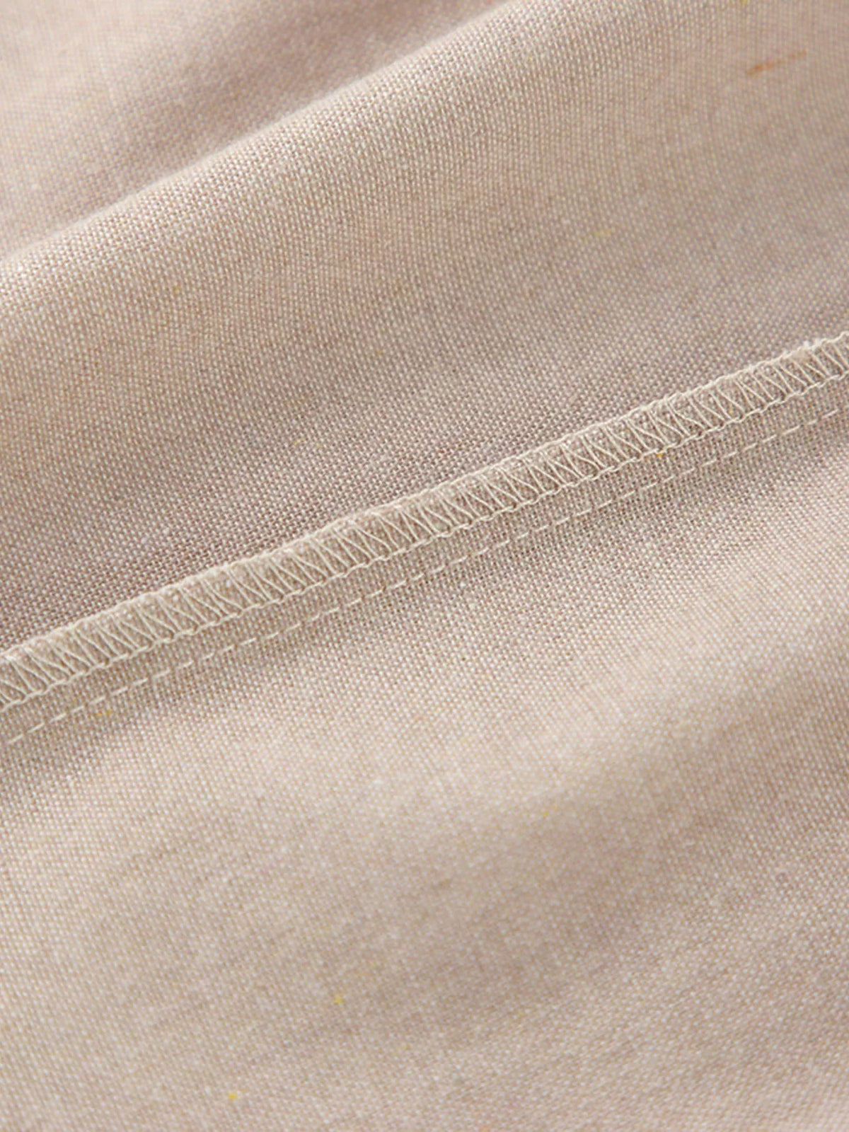 Tie Strap Scoop Neck Ruffle Waist Linen Look Mini Dress 15