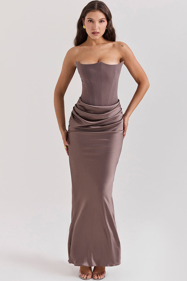 Persephone Off Shoulder Bustier Dress - View 22