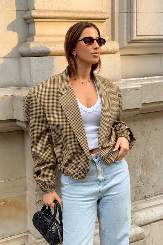 Timeless Plaid Relaxed Fit Blazer