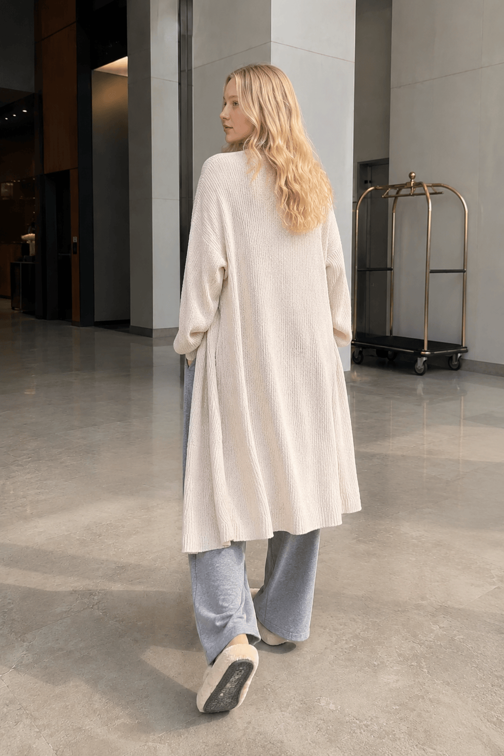 Relaxed Drapey Knit Pants