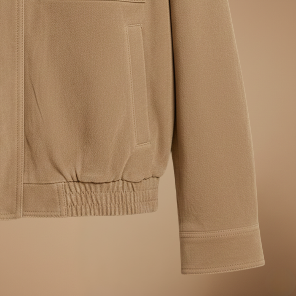Stand Collar Zip Front Flap Pocket Utility Jacket 6