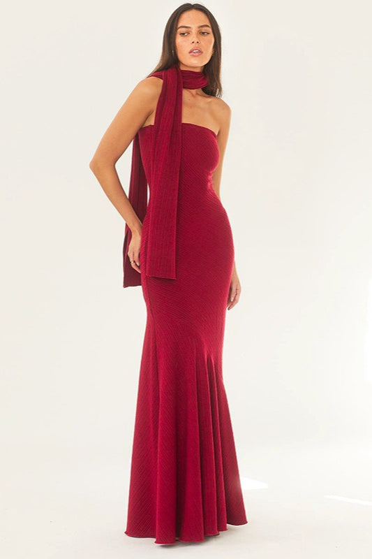 Strapless Mermaid Party Dress - View 3