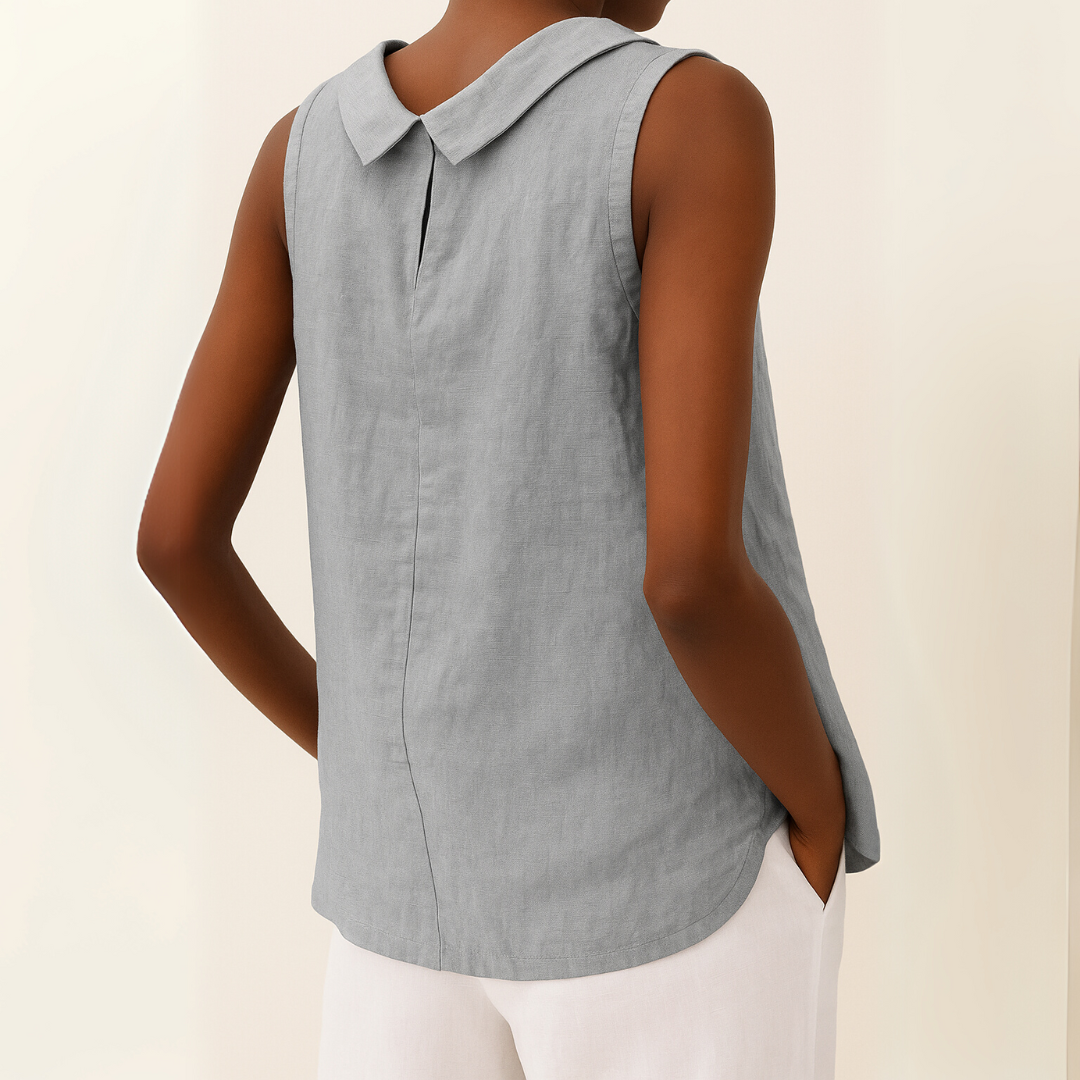 Roll Neck Sleeveless Shell Top 2