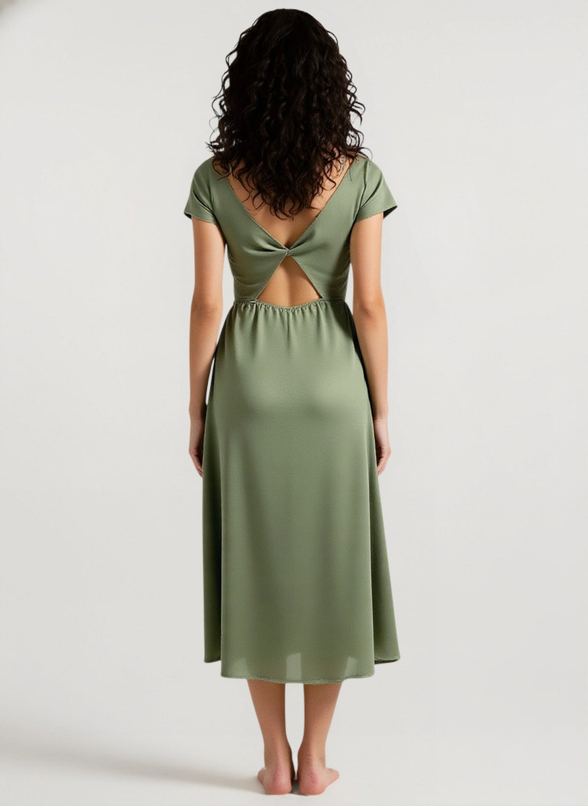 Satin Maxi Dress