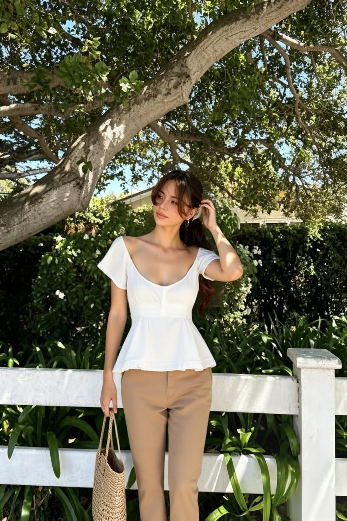 Vintage Washed Lace Crop Top