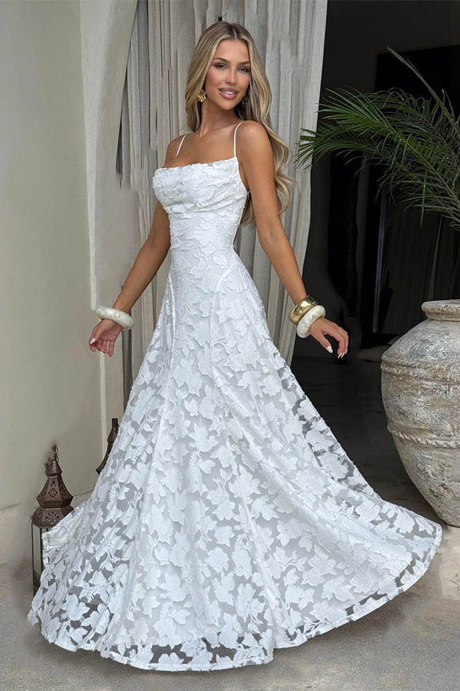 Backless Chiffon Maxi Dress - View 2