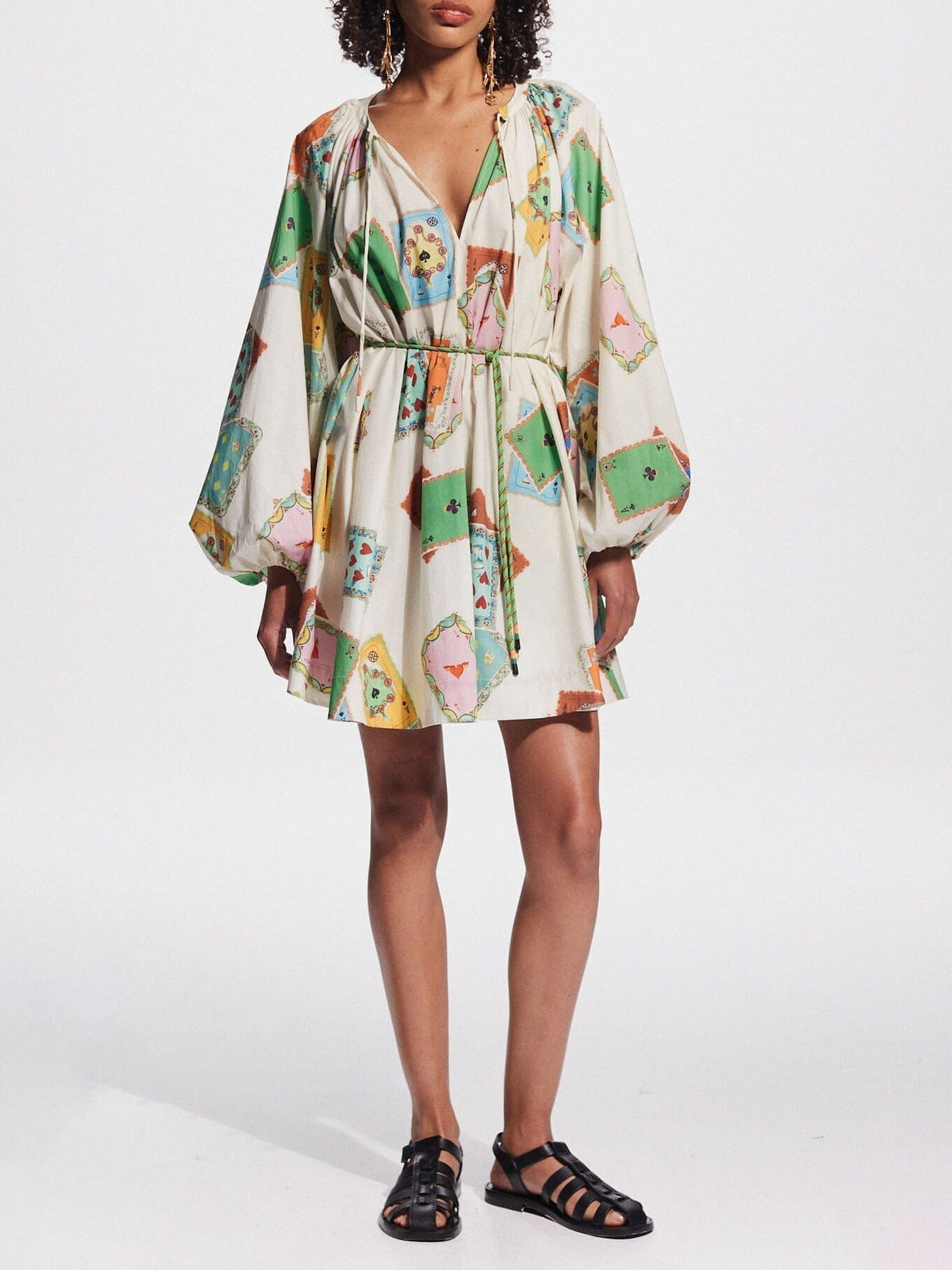 Unique Art Print Bubble Graceful Long Sleeve Versatile