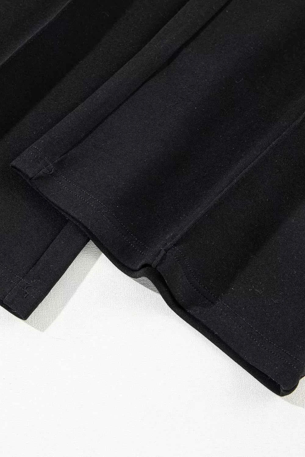 Solid Zip Sailor Collar Pullover Sweatpants Set