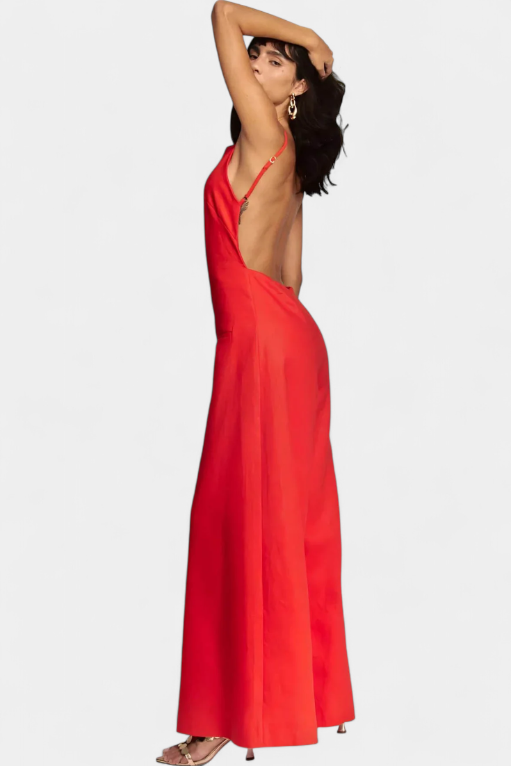 Square Neck Sleeveless Wide Leg Jumpsuit 8