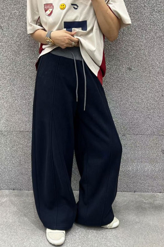Fluid Wide Leg Fleece Sweat Pants