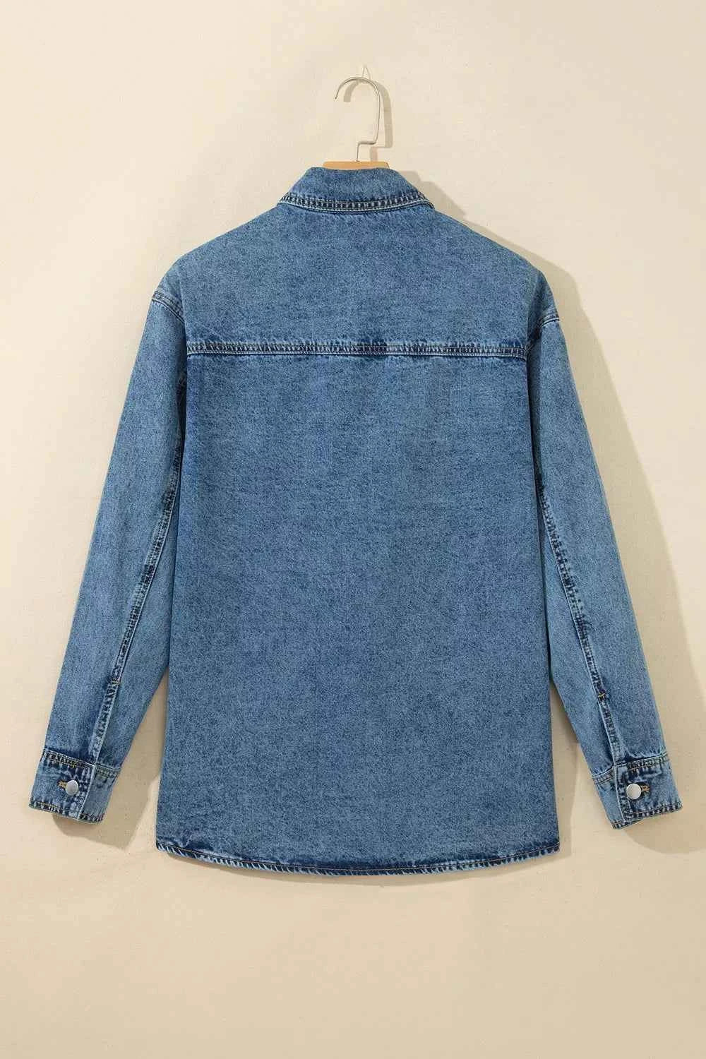 Rivet Embellished Western Style Regular Fit Long Sleeve