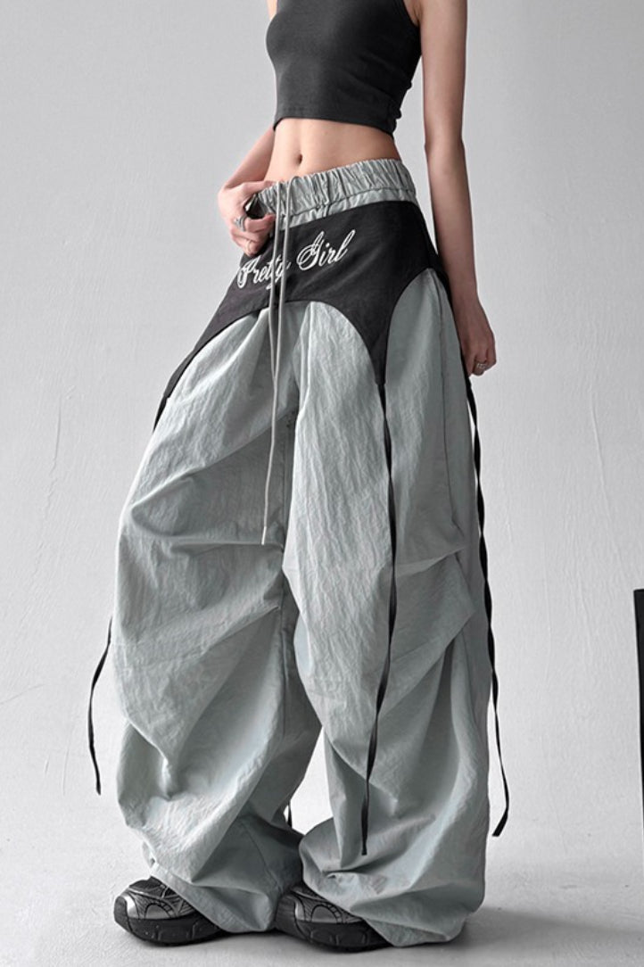 Vintage Jazz Loose Straight Cargo Pants