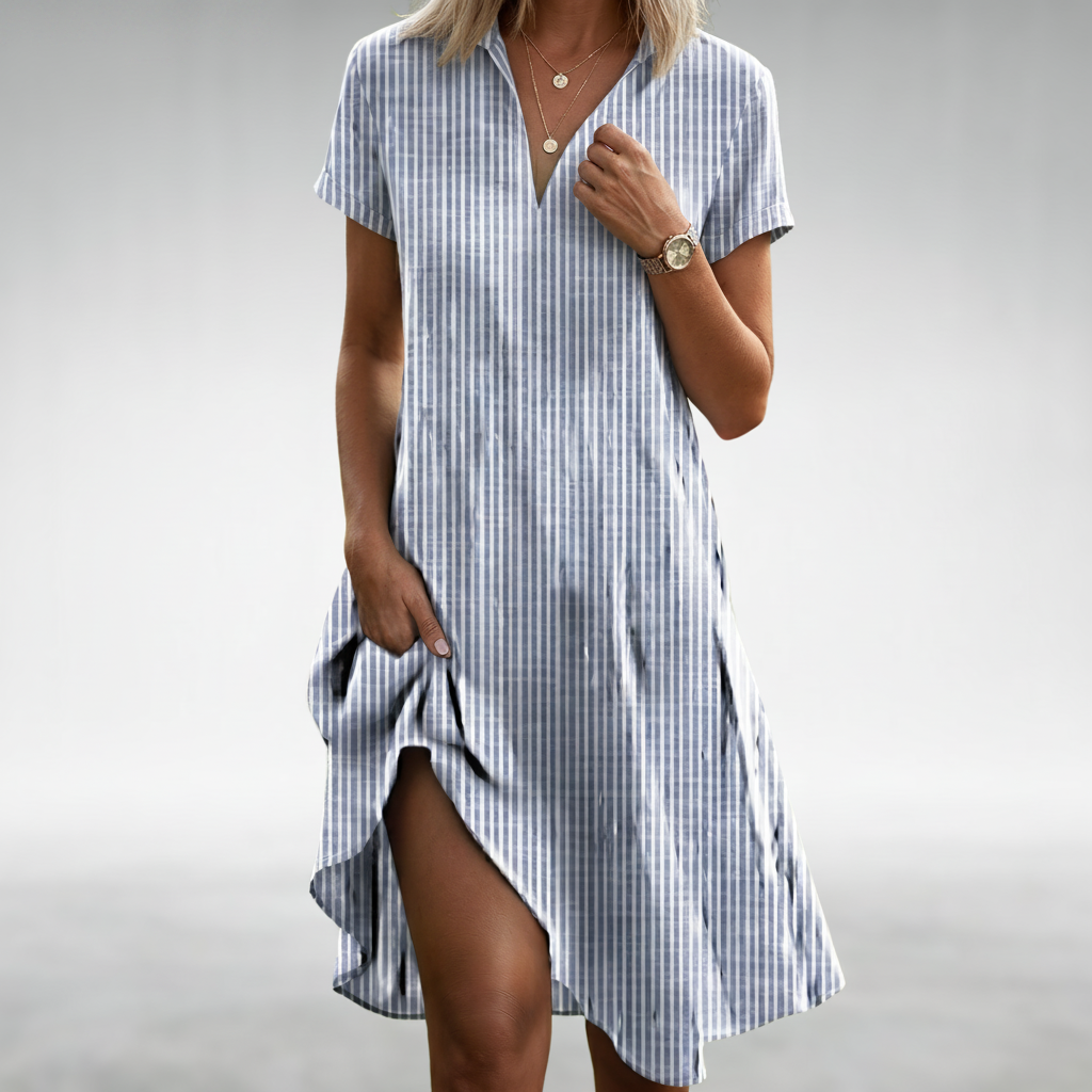 Floral Print Short Sleeve Button Front Midi Dress 6