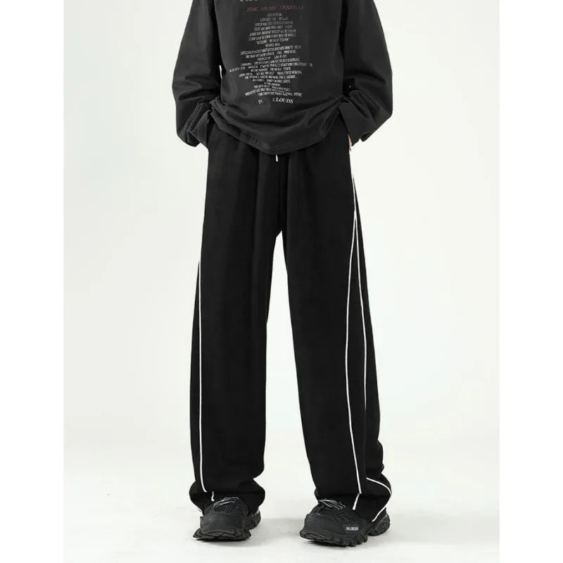 Harajuku Stripe Sweatpants Oversized Pants