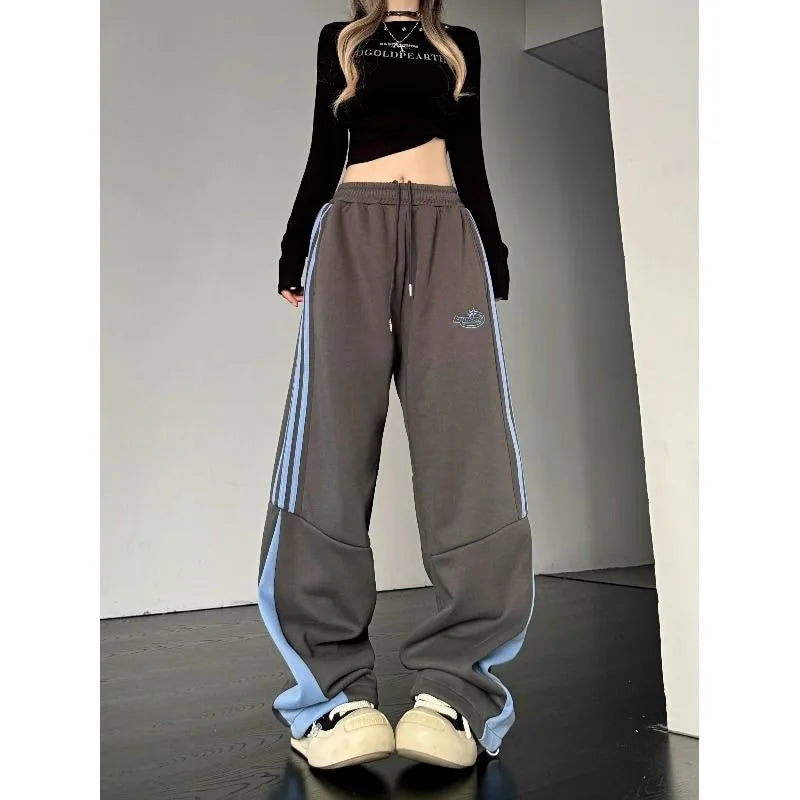 Striped Cargo Sweatpants