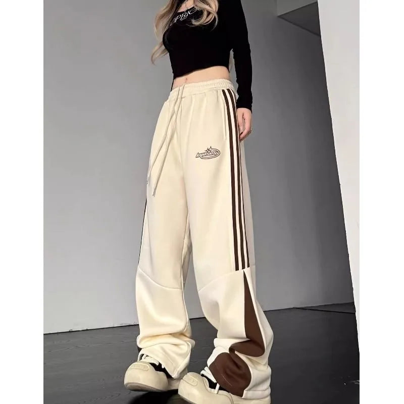 Striped Cargo Sweatpants