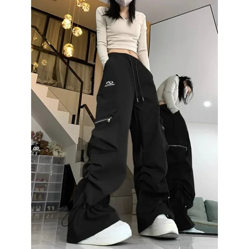 Vintage Pleated Cargo Pants