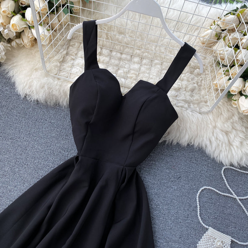 Cocktail Sleeveless Sweetheart Neck Wide Strap A-Line Midi Dress - View 23