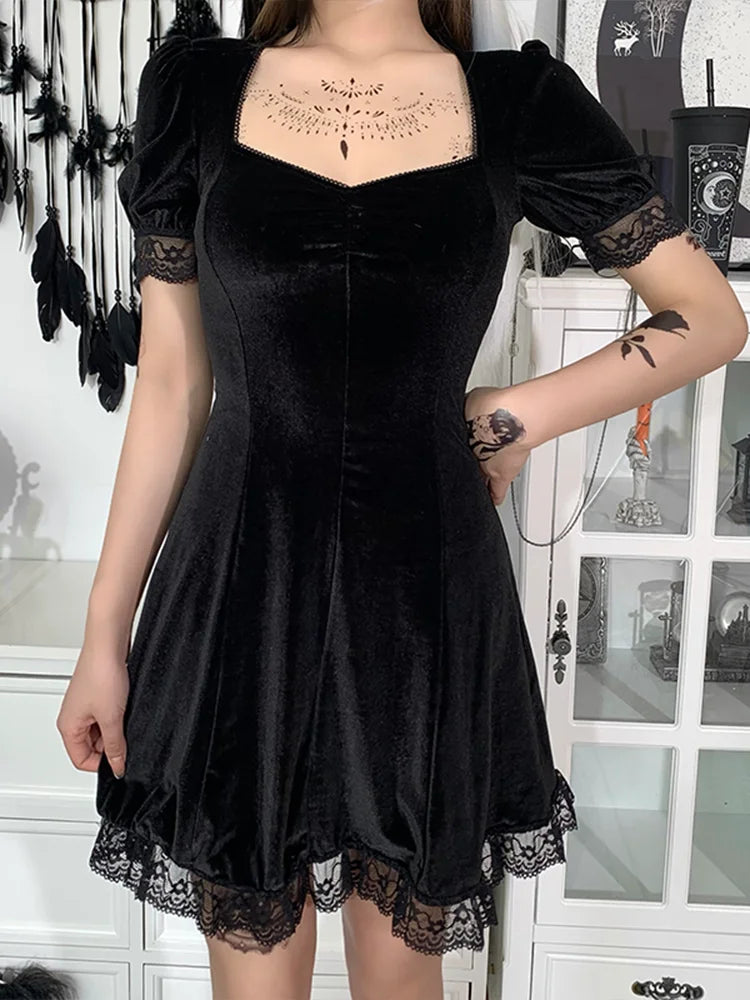 Faux Leather Halter Bustier Mini Dress - View 7