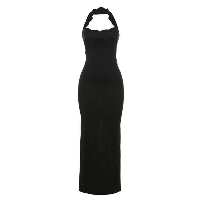 Drag Sister Backless Hollow Out Cutout Sheath Back Slit Dress - View 3