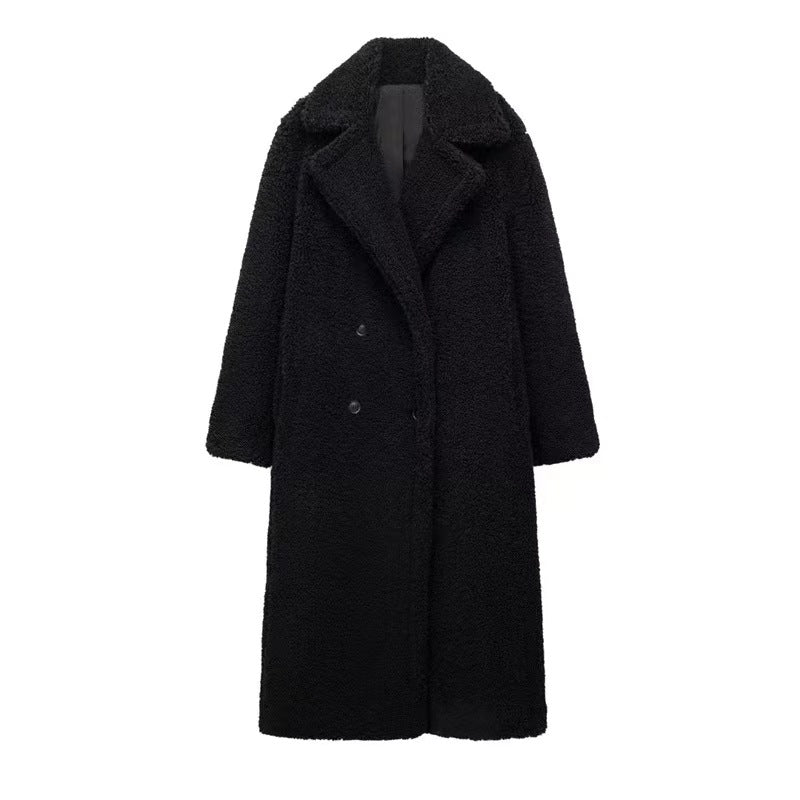 Faux Shearling Longline Teddy Coat 5