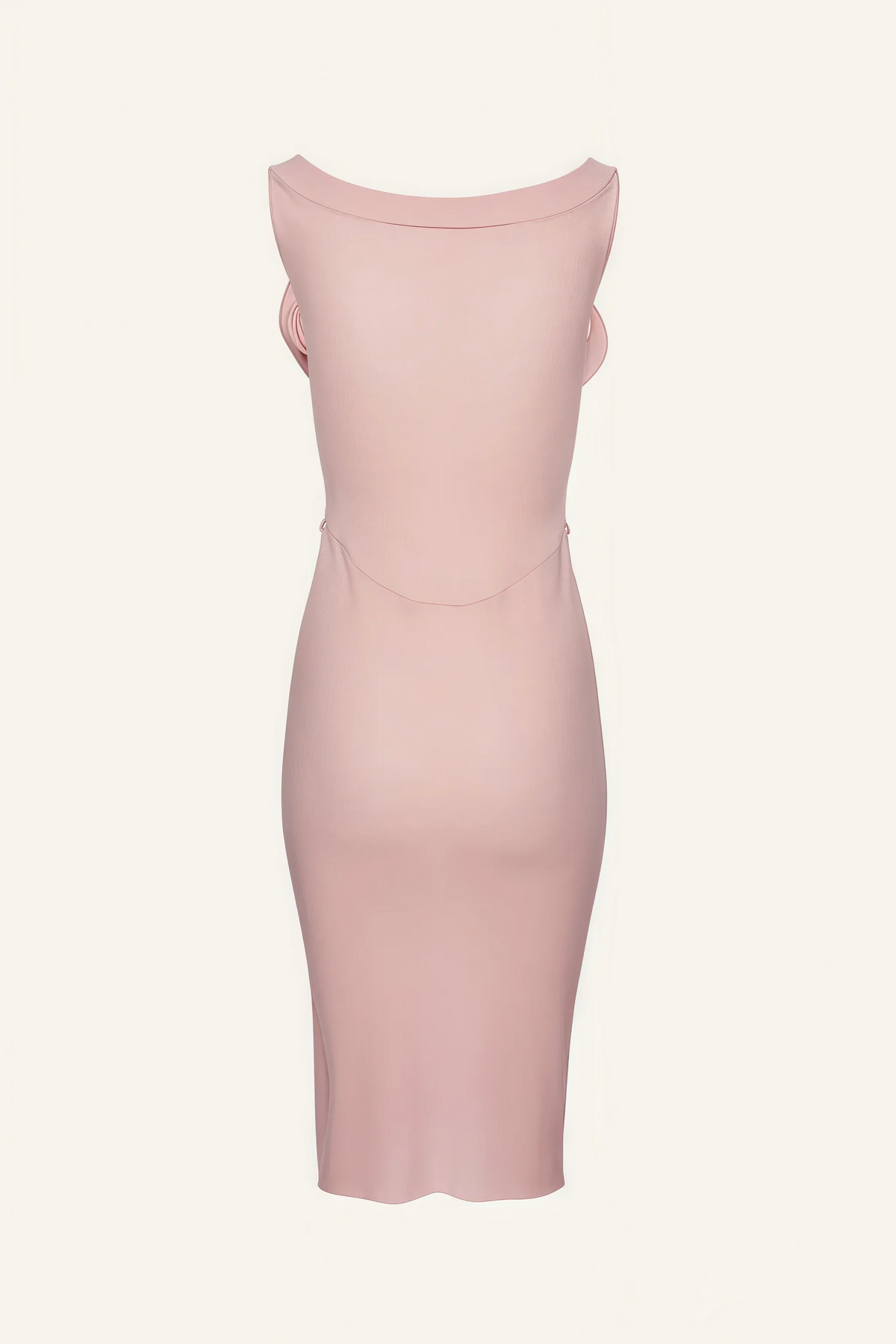 Bustier 3D Floral Midi Dress - View 5