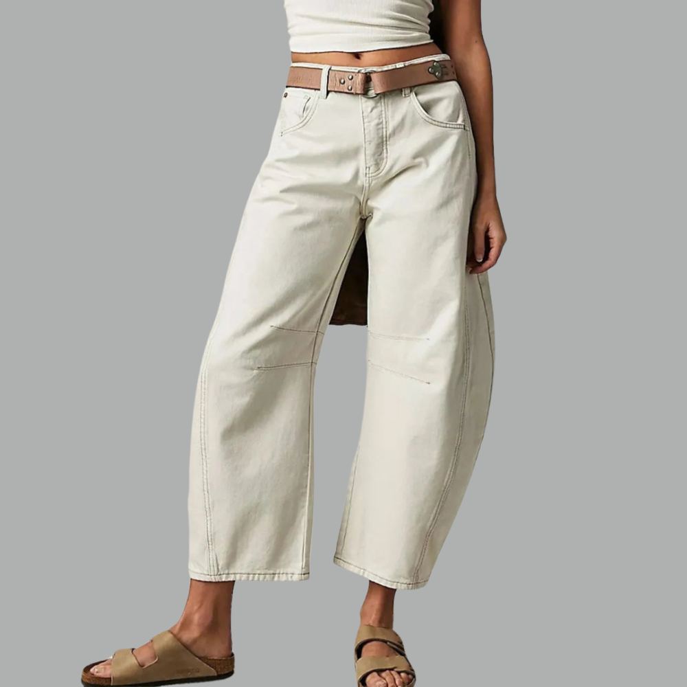 High Waist Barrel Leg Jeans 5