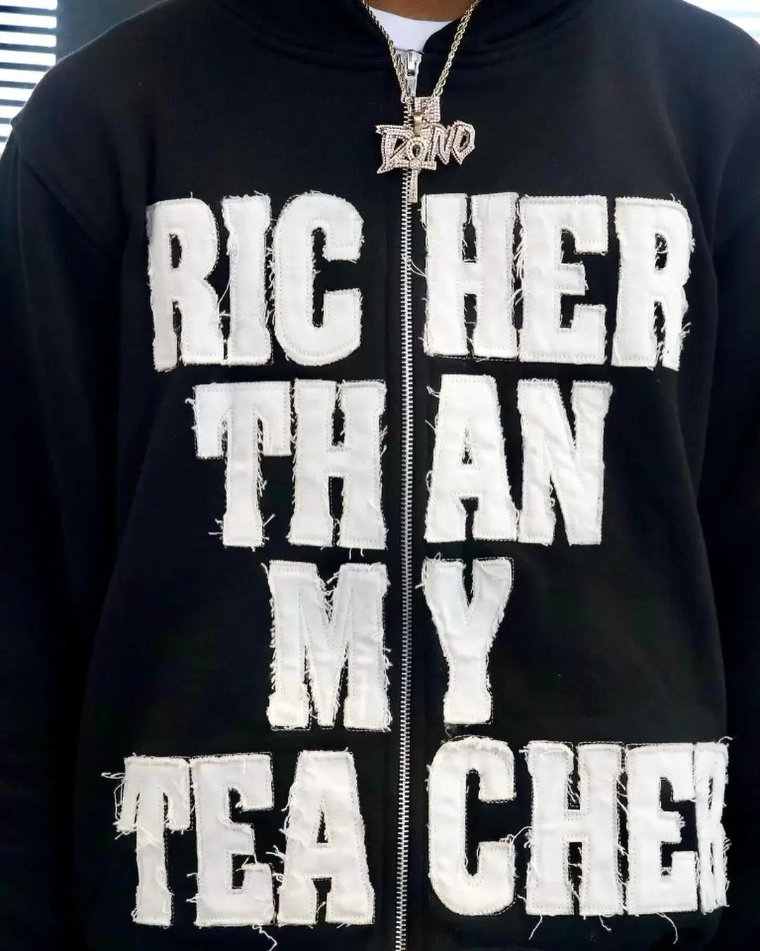 Black Retro Demon Slayer Hoodie