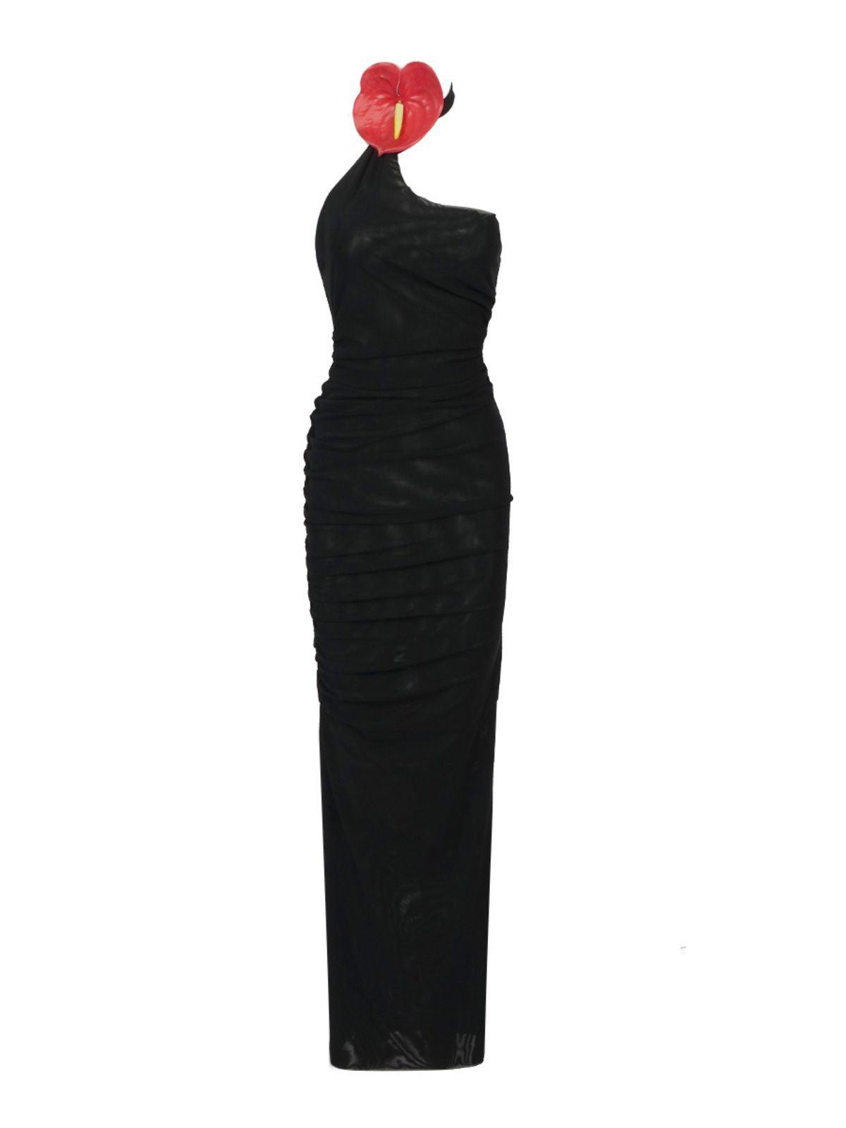 Ruby Halterneck Mesh Maxi Dress - View 6