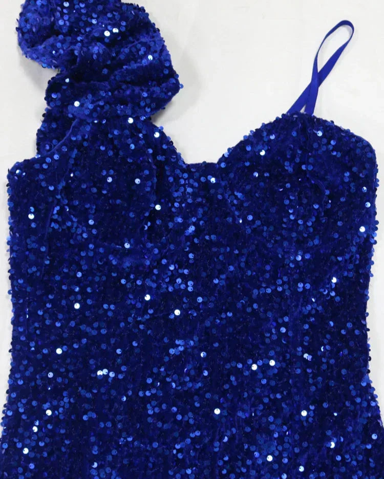 Velvet Backless Deep V-Neck Long Sleeve Maxi Dress - View 11