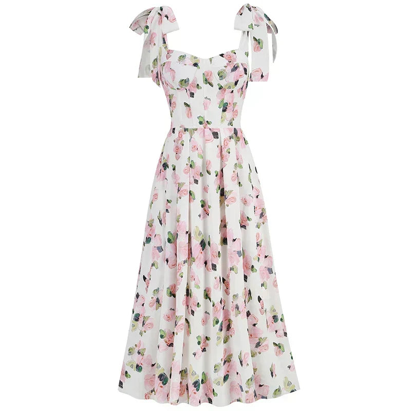 Chiffon Off Shoulder Tiered Ruffle Maxi Dress - View 11
