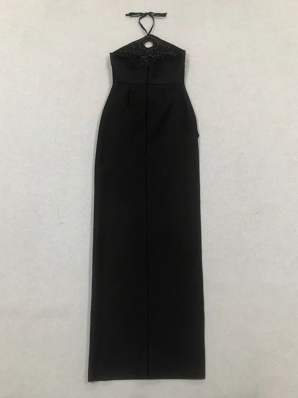 Knit V-Neck Batwing Sleeve Midi Dress - View 12