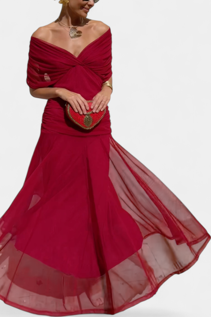 Floral Print V-Neck Long Sleeve Midi Dress 14