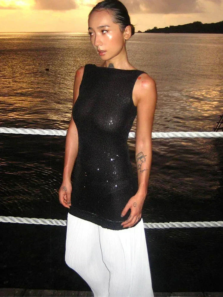 Sequin Sweetheart Bustier Strapless Mini Dress - View 6