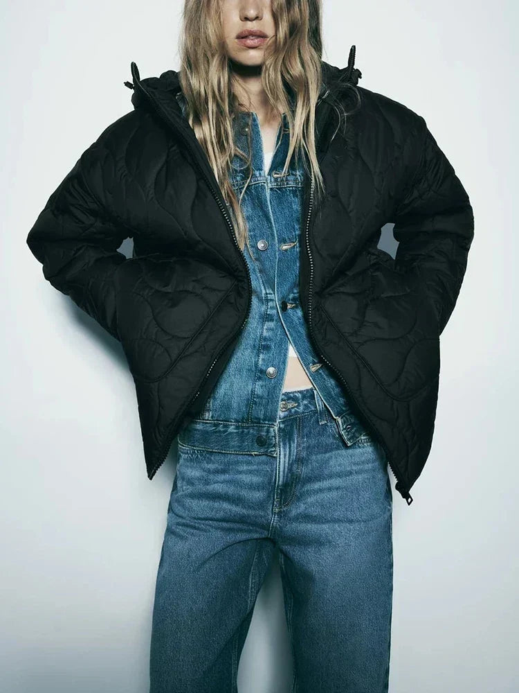 Hooded Onion Quilted Oversized Puffer Jacket 4