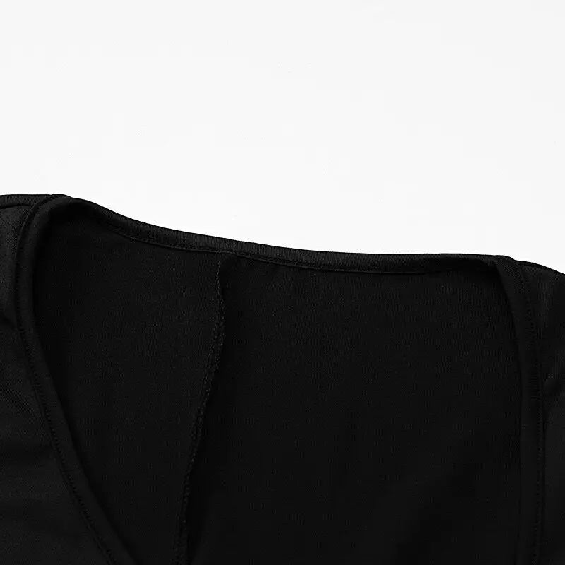 One Shoulder Cut Out Long Sleeve Bodycon Maxi Dress - View 6